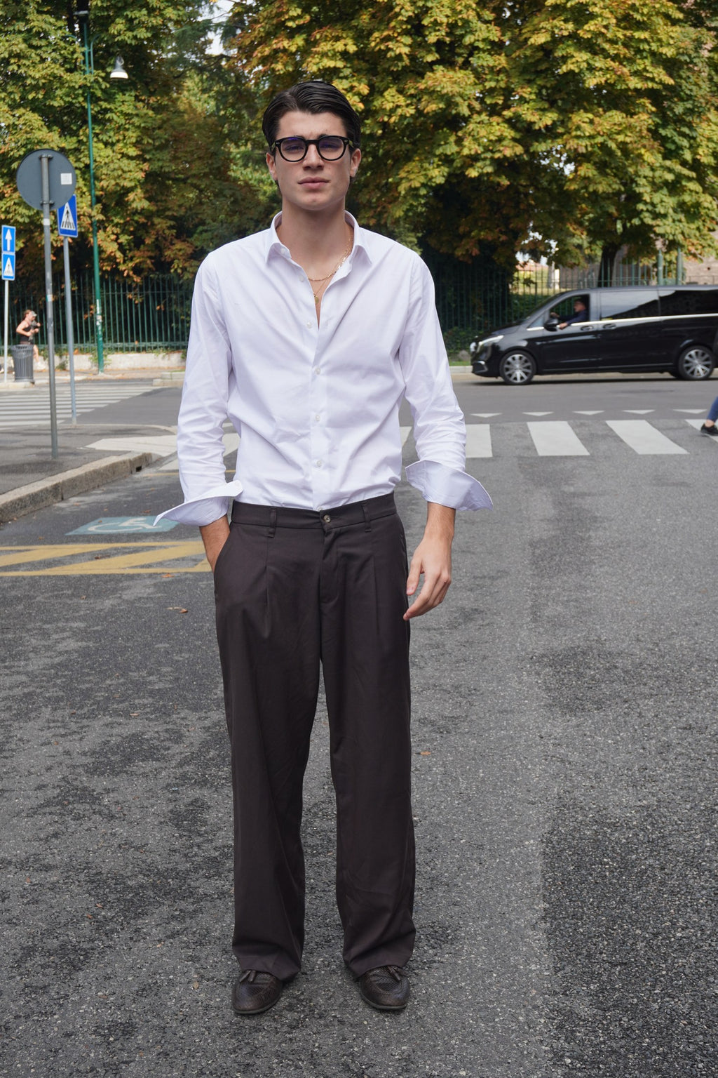 Pantalone marrone Chocolate da uomo - foto prodotto 1