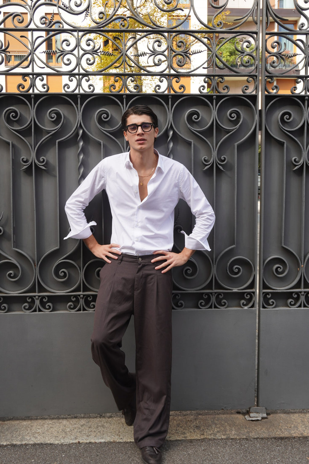 Pantalone marrone Chocolate da uomo - foto prodotto 3