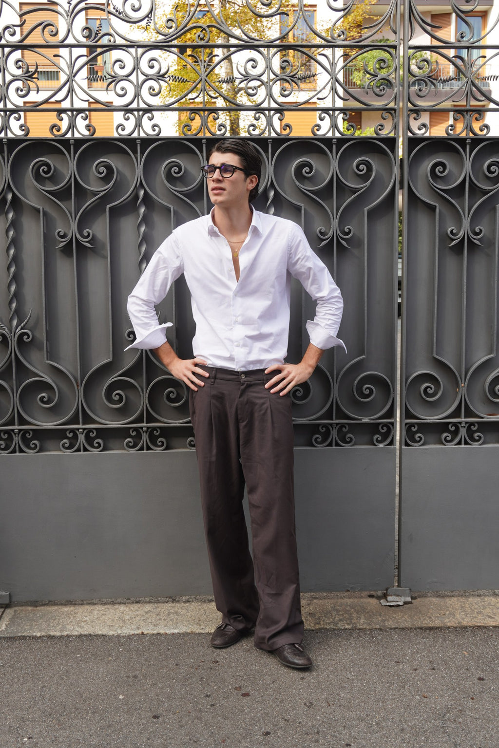 Pantalone marrone Chocolate da uomo - foto prodotto 4