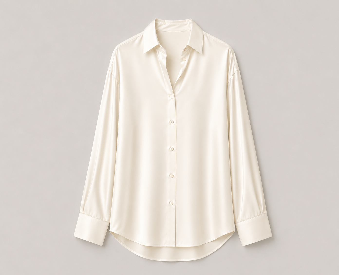 Camicia Satin Avorio