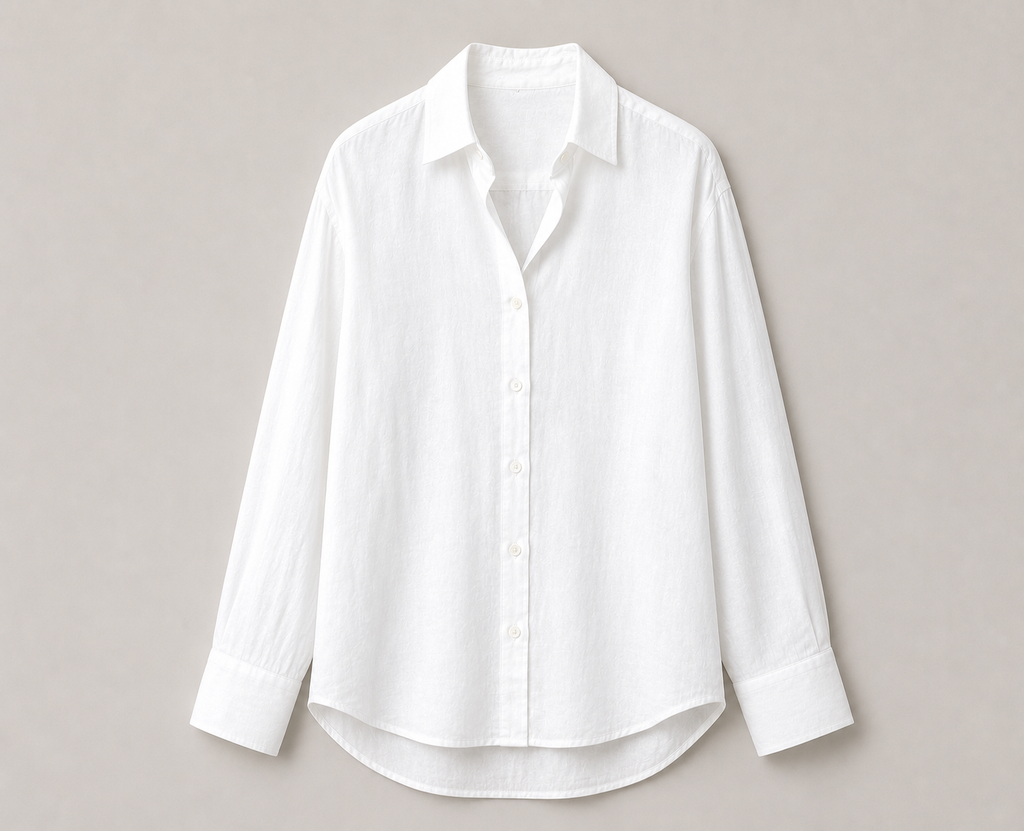 Camicia Lino White Essence