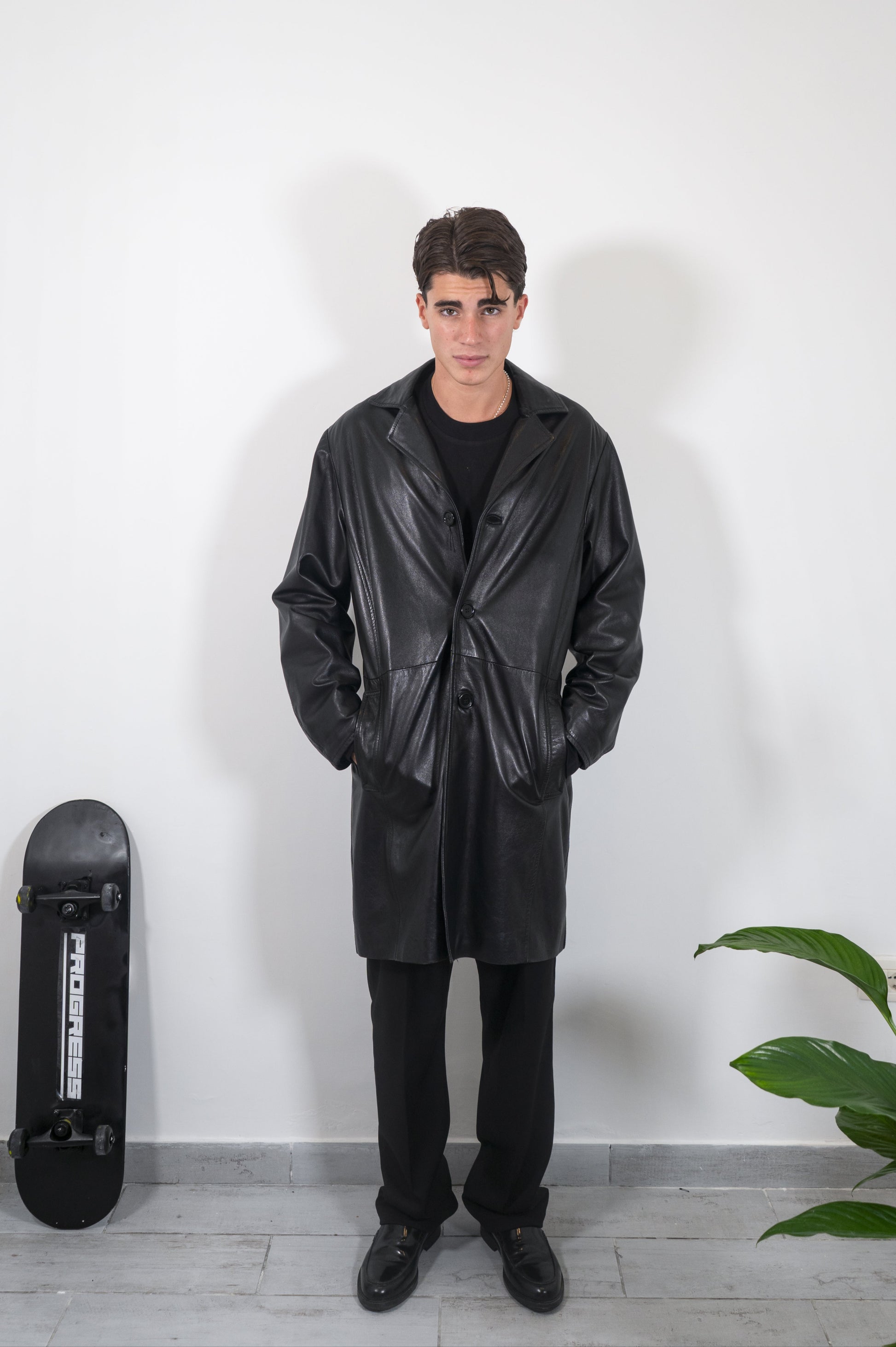 Leather Vintage Coat