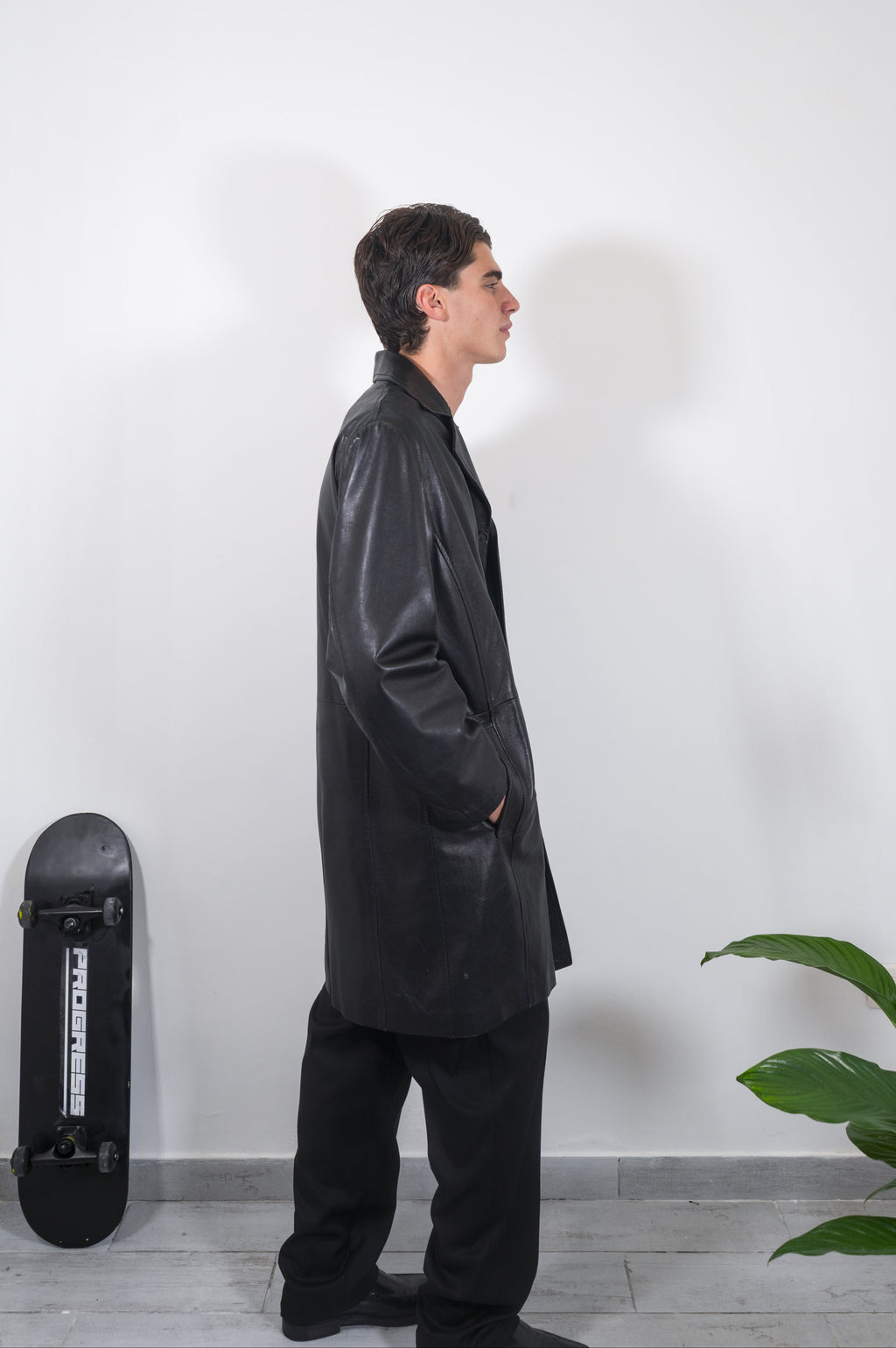 Leather Vintage Coat