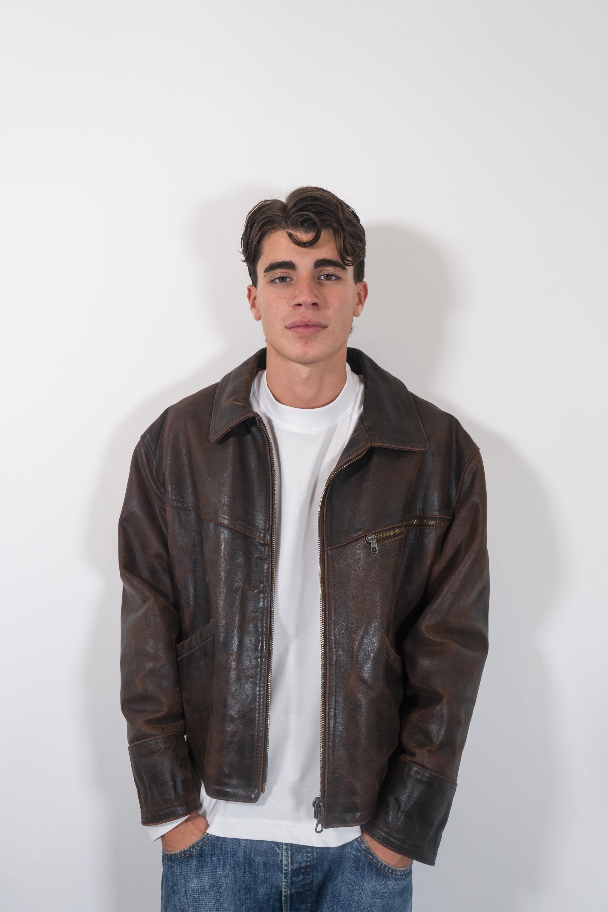 Bomber Distressed Luxe