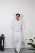 White Capri Jeans