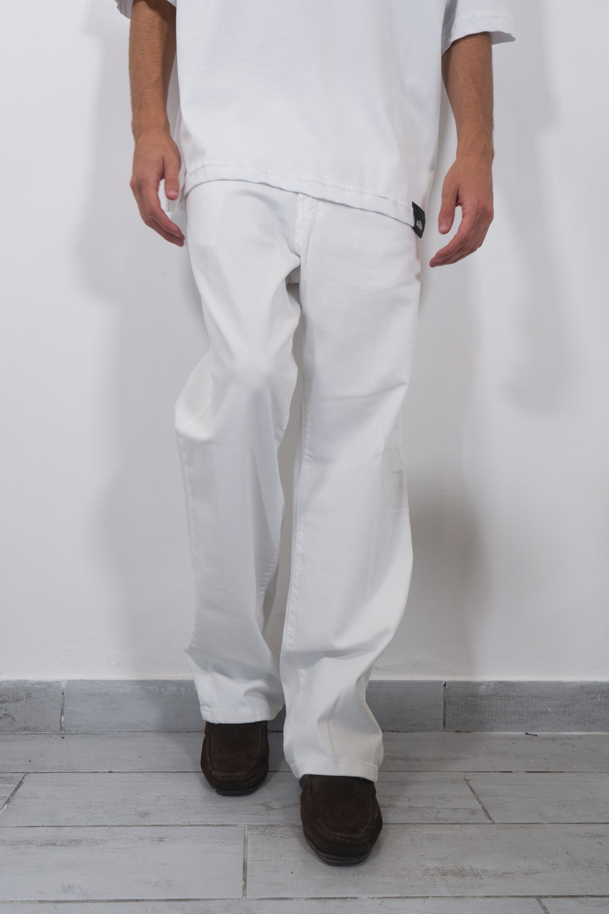 White Capri Jeans