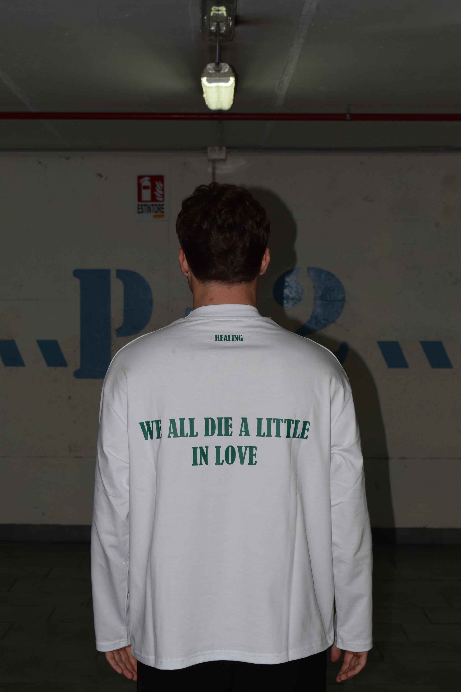 WHITE LONGSLEEVE DEADLY LOVE CLUB