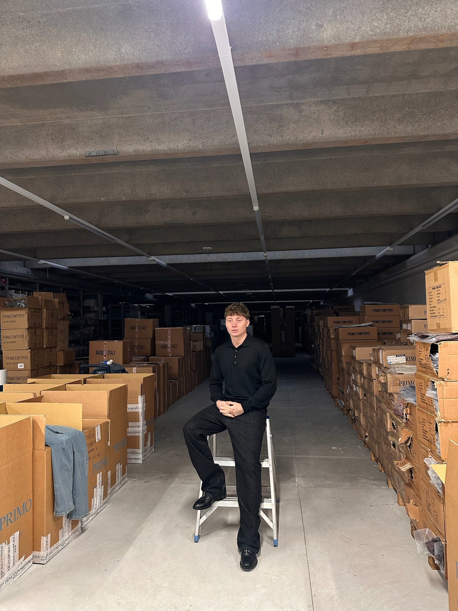 POLO LONG SLEEVE BLACK