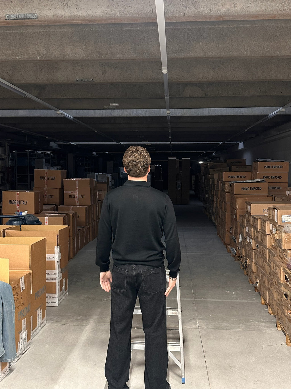 POLO LONG SLEEVE BLACK