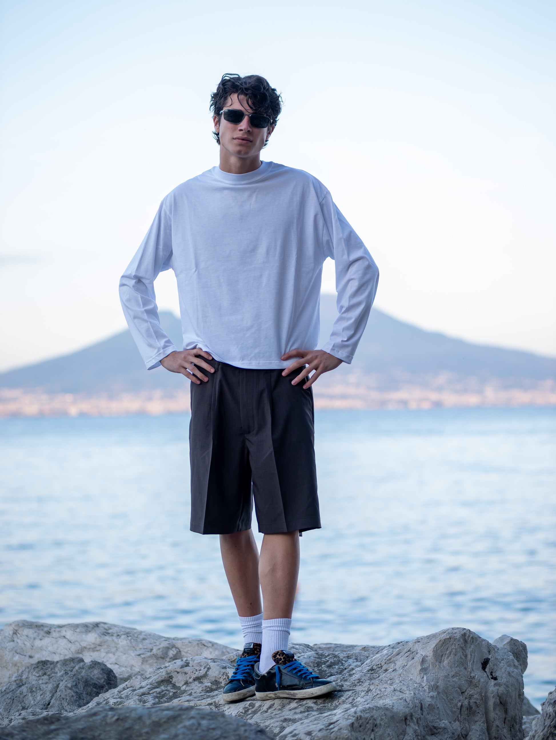 Milano Pleated Bermuda Moro