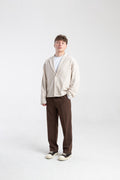 Tailored Relaxed Trousers – Coffee Brown