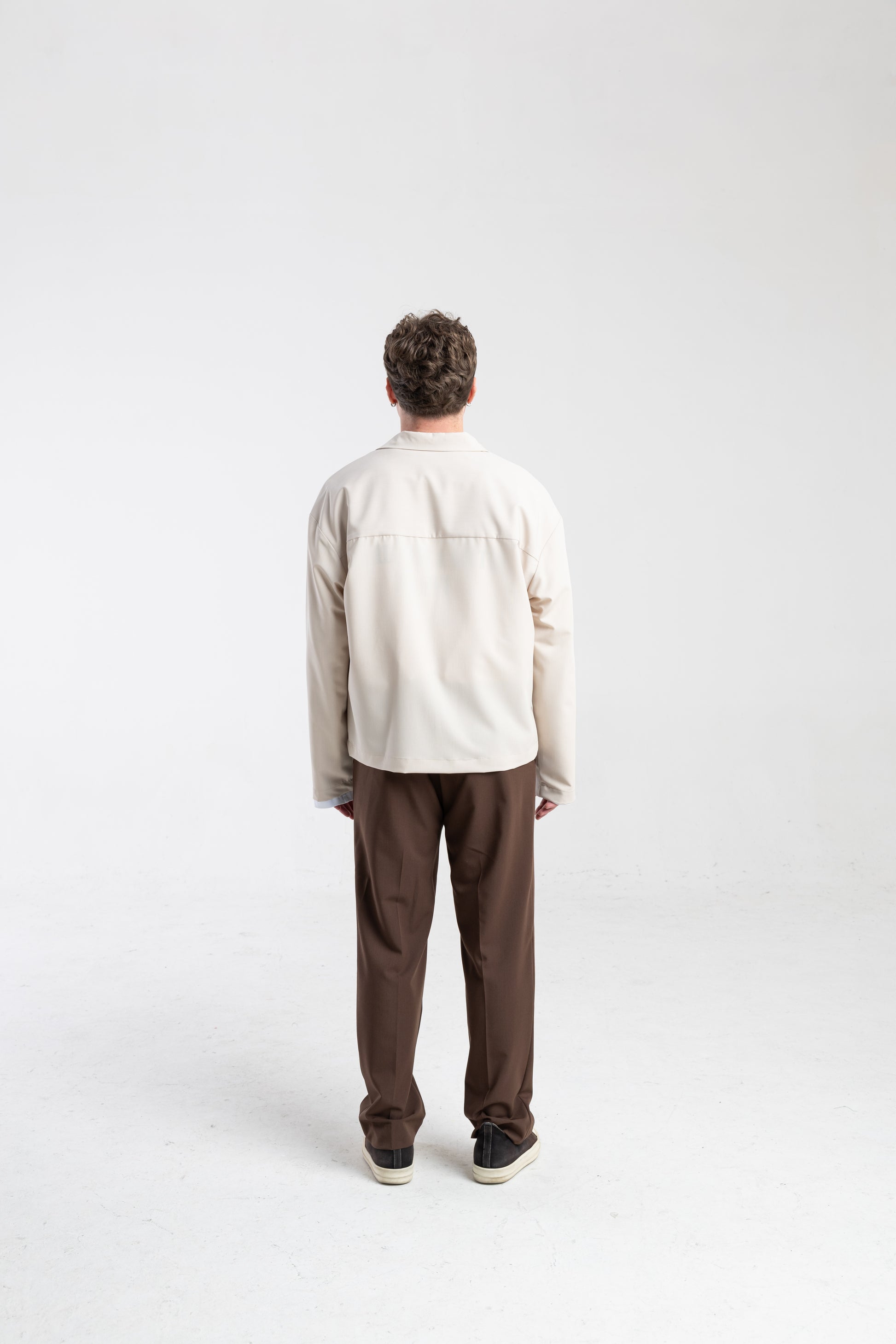 Tailored Relaxed Trousers – Coffee Brown